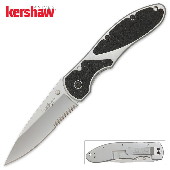 Kershaw Half Serrated Salvo Folding Knife