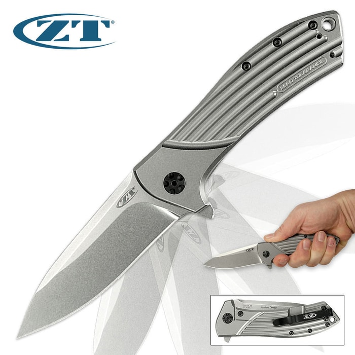 Zero Tolerance 0801 Todd Rexford Titanium Folding Pocket Knife