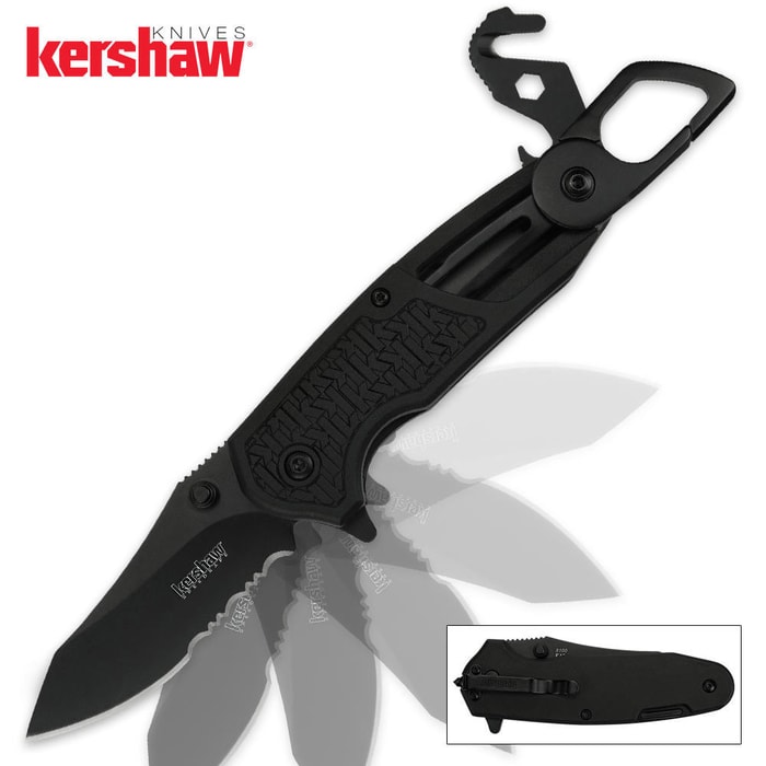 Kershaw Funxion Assisted Opening EMT Folding Rescue Knife