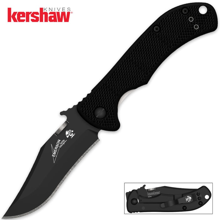 Kershaw Emerson CQC-2K Pocket Knife Clip Point
