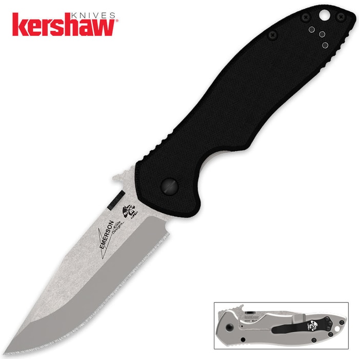 Kershaw Emerson CQC-6K Pocket Knife Clip Point