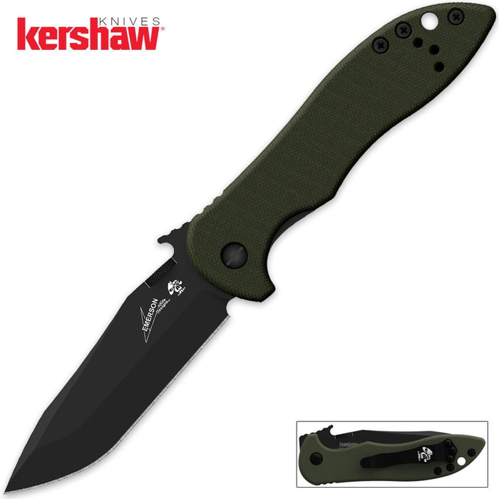 Kershaw Emerson CQC-5K Pocket Knife Clip Point