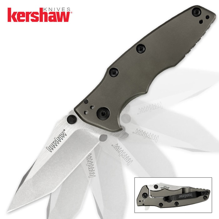 Kershaw Hinderer Shield Assisted Opening Frame Lock Folding Pocket Knife