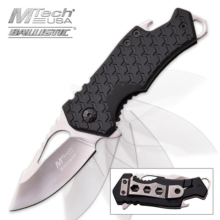 MTech USA Bottle Opener With Mirror Blade