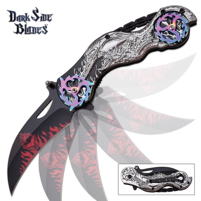 Rider Of The Night Spring Assisted Folding Knife 