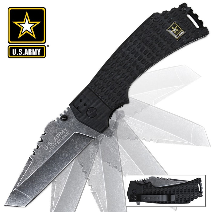 Officially Licensed U.S. Army Gremlin Assisted Opening Folding Pocket Knife