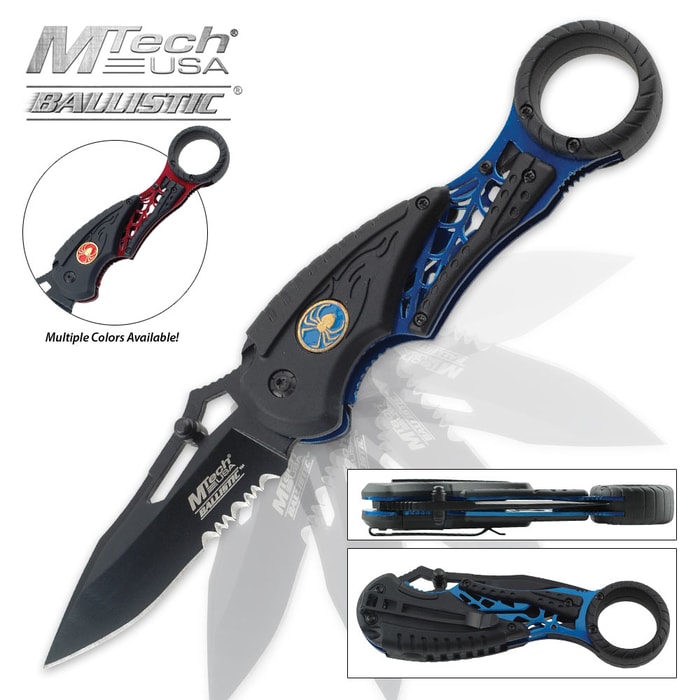 MTech USA Black And Blue Handle With LED Light