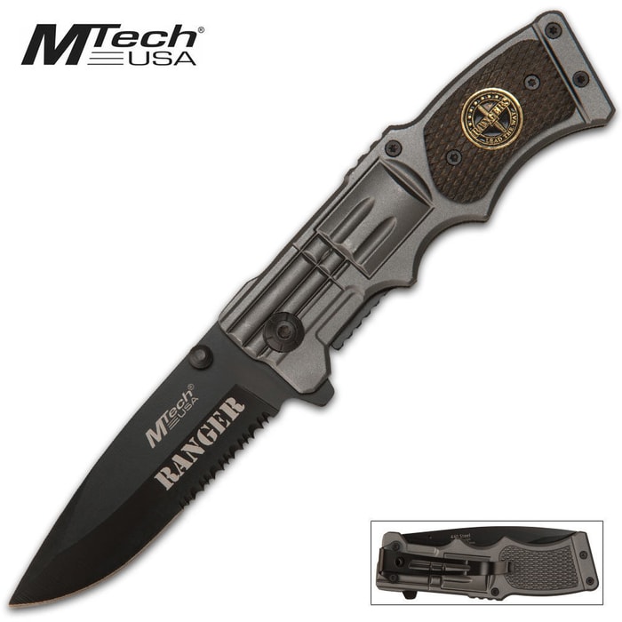 M-Tech Sniper Ranger Folding Knife Grey