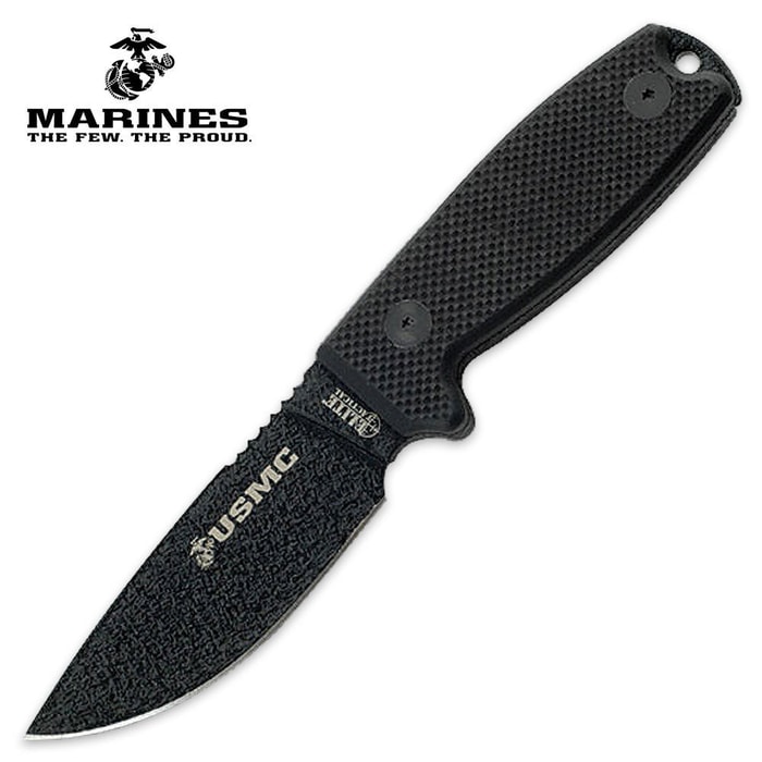 Officially Licensed USMC Zero Dark Thirty Full Tang Fixed Blade Tactical Knife Micarta