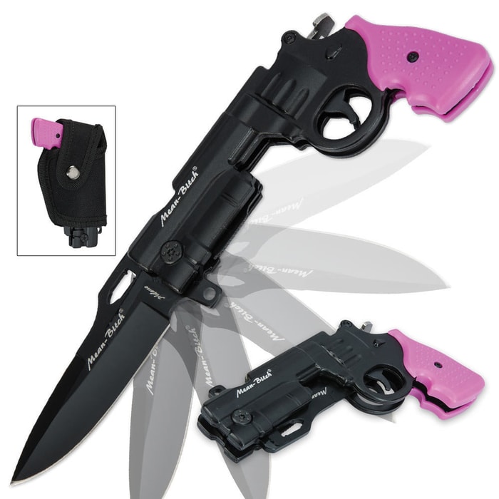 Z-Slayer Revolver Folding Knife Pink