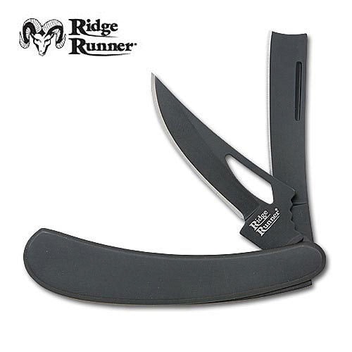 Ridge Runner Black Clipper Folding Knife