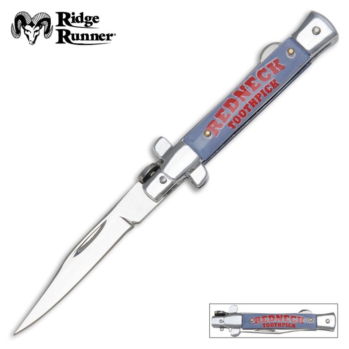 Ridge Runner Stiletto Redneck Toothpick Folding Knife