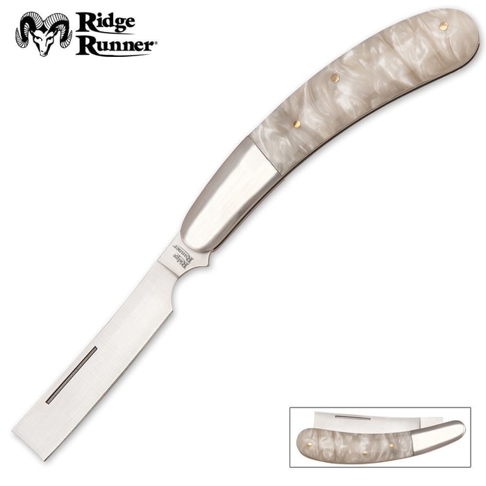 Ridge Runner Classic Imitation Pearl Razor Folding Knife
