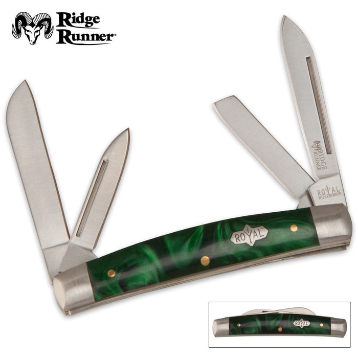 Ridge Runner Royal Congress Pocket Knife Green