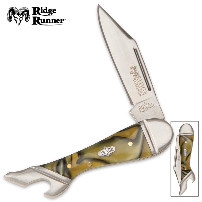Ridge Runner Royal Leg Knife Yellow