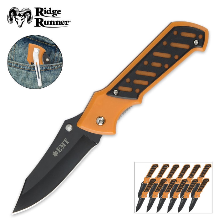 Ridge Runner  EMT Pocket Knife (Dozen Set)