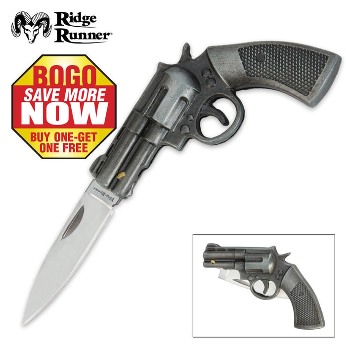 Ridge Runner® Revolver Pistol Folder 2 for 1