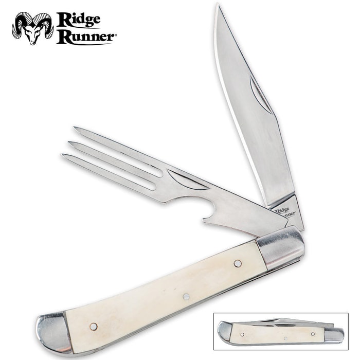 Ridge Runner Multifunctional Folding Pocket Camp Knife