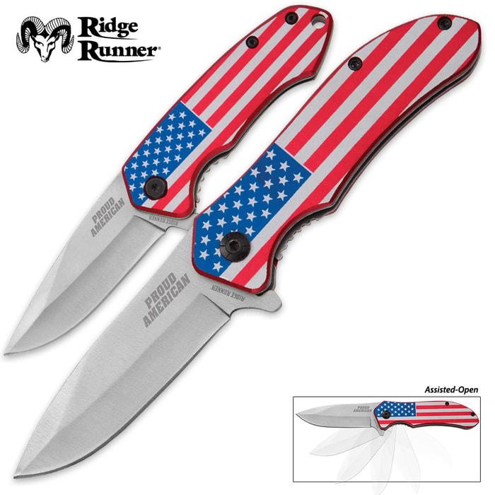 Ridge Runner American Pride Pocket Knife Set