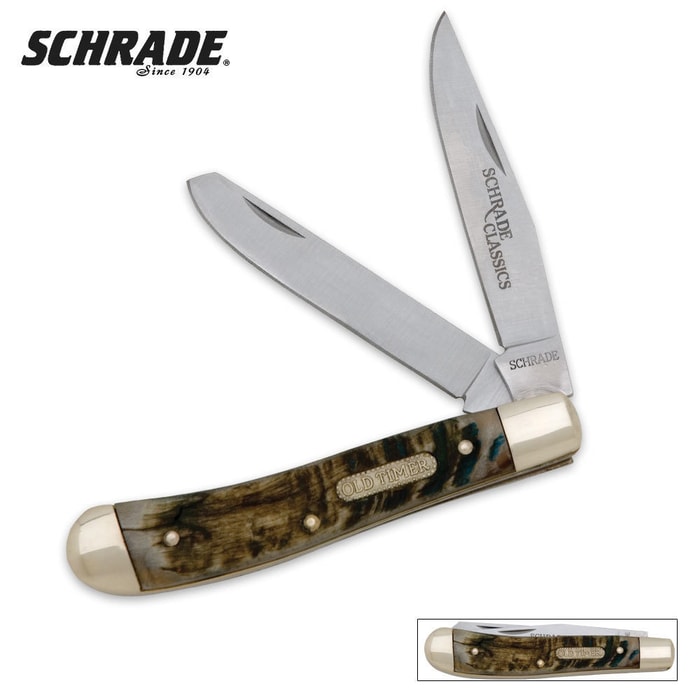 Schrade Old Timer Trapper Folding Knife