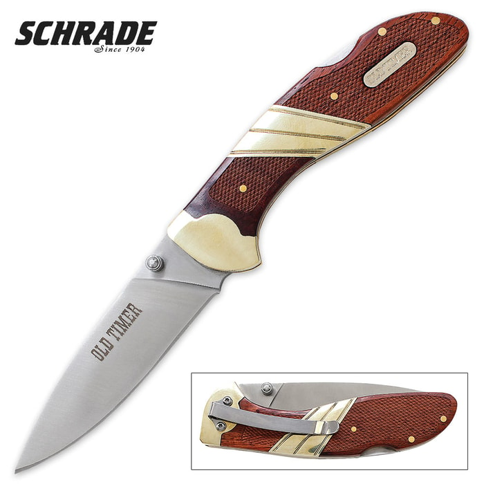 Schrade Old Timer Large Lockback Clip Pocket Knife