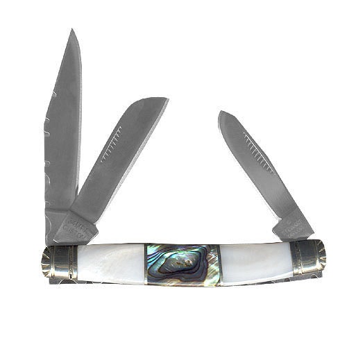 Schrade Pearl Abalone Middleman Folding Knife