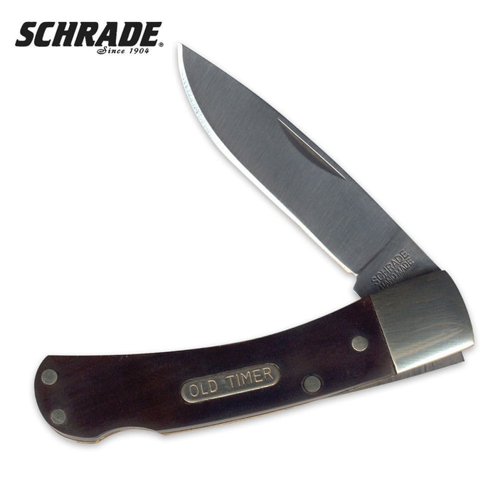 Schrade Old Timer Bearhead Lockback Folding Knife