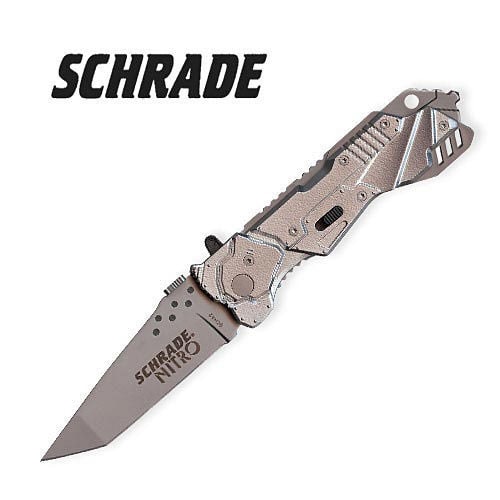 Schrade Plain Nitro Aluminum Folding Knife
