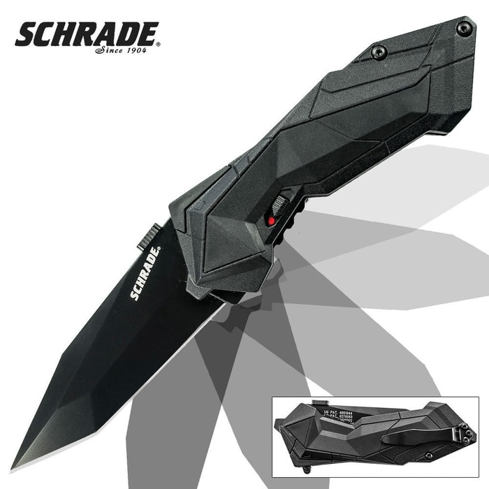 Schrade MAGIC Assisted Opening Pocket Knife Black
