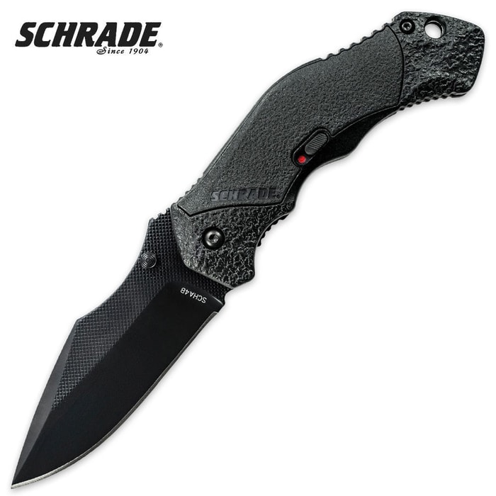 Schrade Magic Spring Assist Pocket Knife Black Inlay