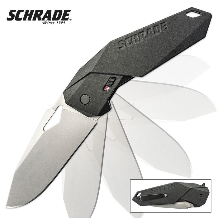 Schrade MAGIC Assisted Open Clip Point Blade Folding Pocket Knife