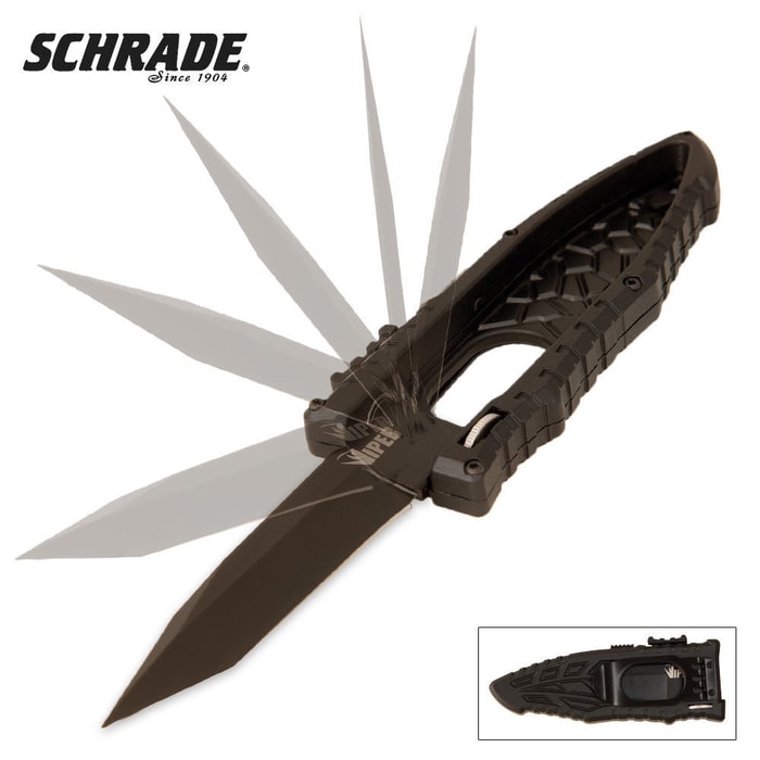 Schrade Viper Assisted Opening Pocket Knife Tanto