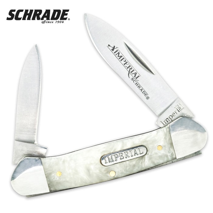 Schrade Imperial Large Canoe Cracked Ice