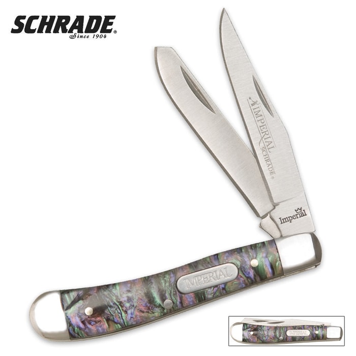 Schrade Imperial Purple Small Trapper Pocket Knife