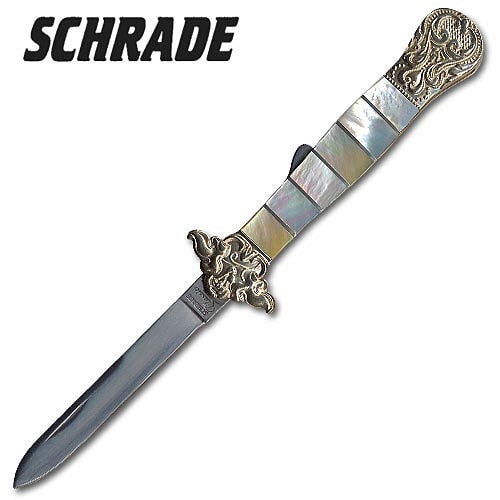 Schrade Classic Dirk Pearl Folding Knife