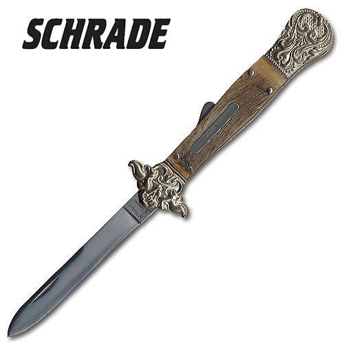 Schrade Classic Dirk Sheep Horn Folding Knife