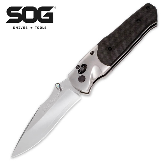 SOG Serialized Arcitech Carbon Fiber Folding Knife