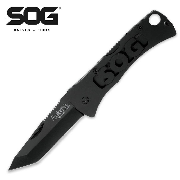 SOG FF-91 Fusion Micron II Tanto Folding Knife