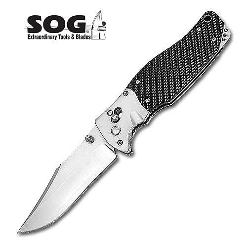 SOG Tomcat 3.0 Carbon Fiber Serialized Folding Knife