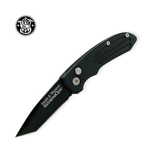 Smith and Wesson Extreme Ops Black Tanto Folding Knife
