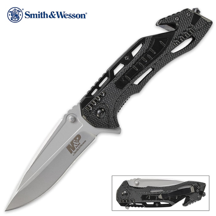 Smith And Wesson Military And Police Drop Point Pocket Knife