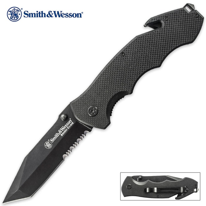 Smith & Wesson Border Guard Rescue Pocket Knife