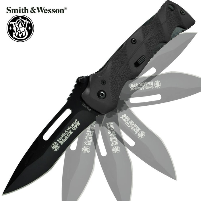 Smith & Wesson Black Ops 2 Assisted Opening Pocket Knife