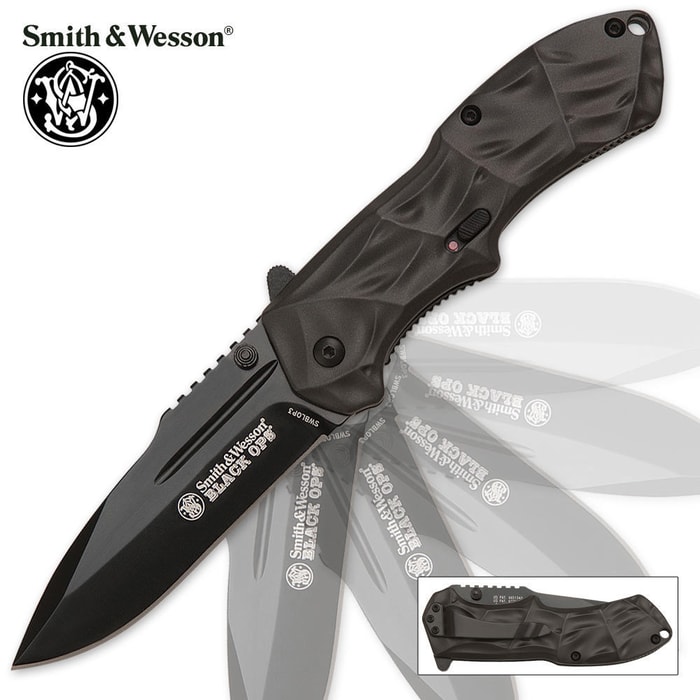 Smith & Wesson Black Ops Assisted Opening Pocket Knife