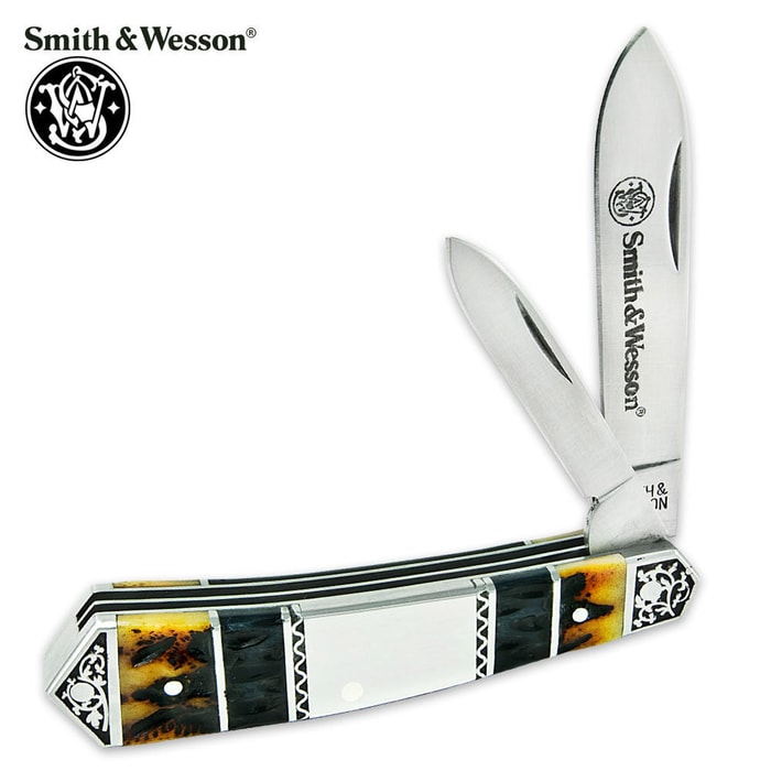 Smith & Wesson Cowboy Series Teardrop Jack Folding Knife