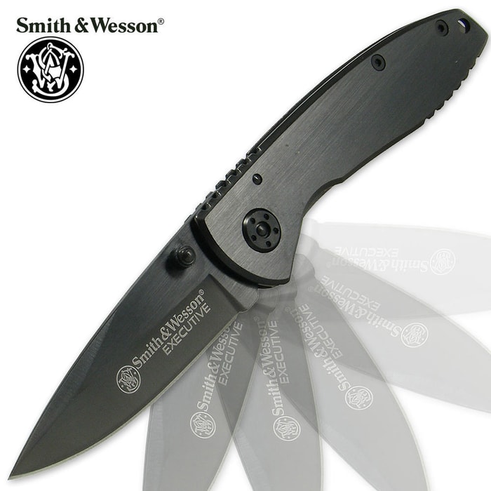 Smith & Wesson Black Executive CK110B Folding Knife