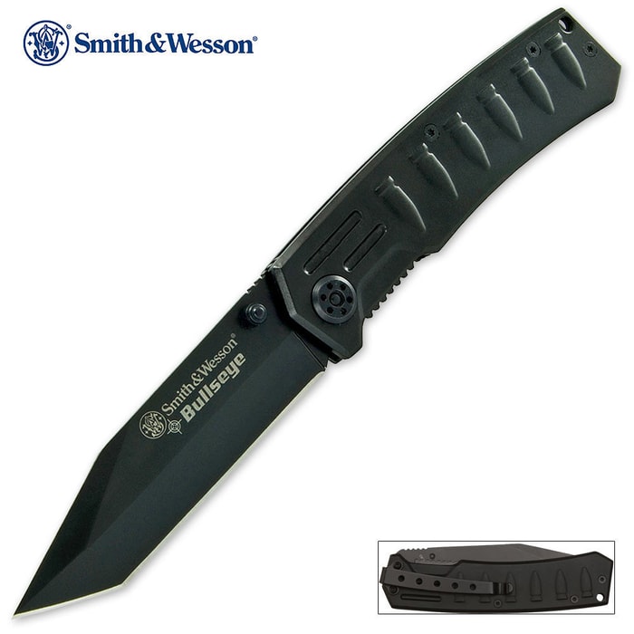 Smith & Wesson Bullseye Tactical Tanto Pocket Knife