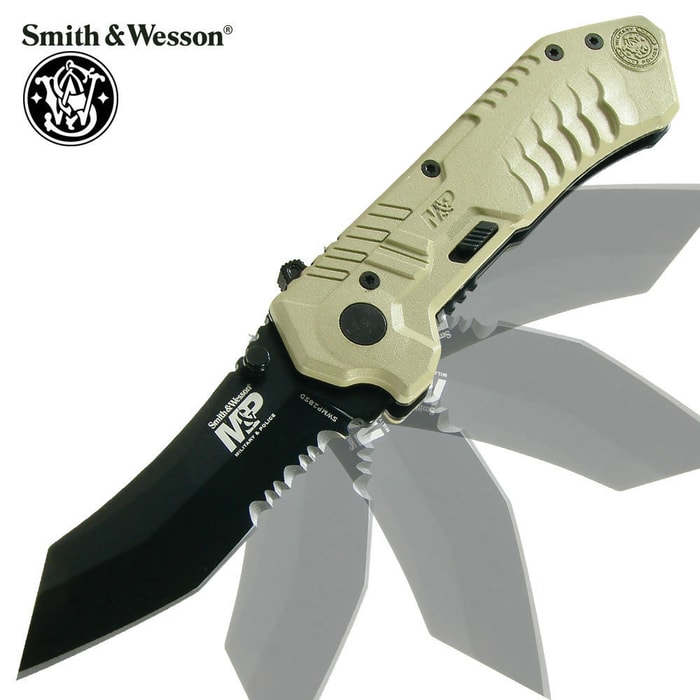 Smith and Wesson Assist MP2 Series Serrated Folding Knife