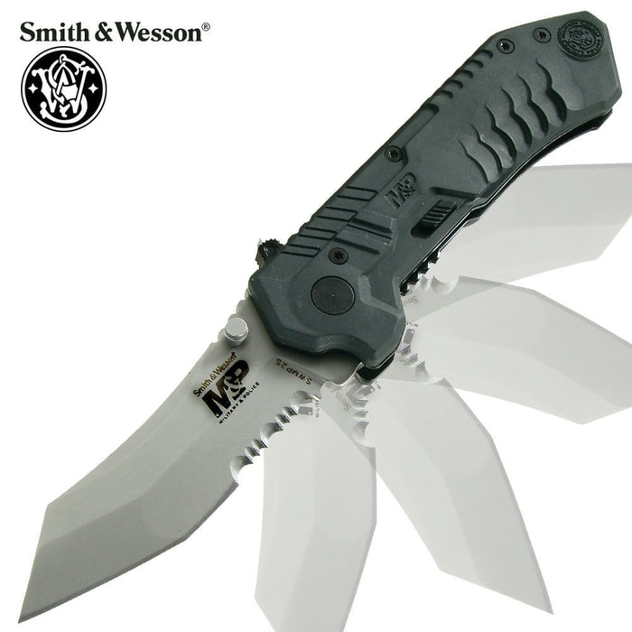 Smith & Wesson MP Series Two Serrated Folding Knife
