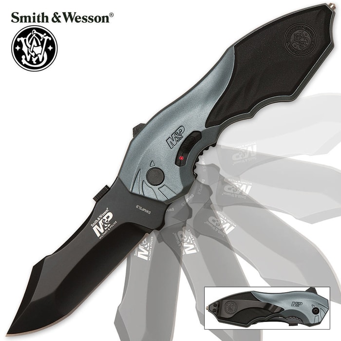 Smith & Wesson M&P Assisted Opening Pocket Knife Gun Metal